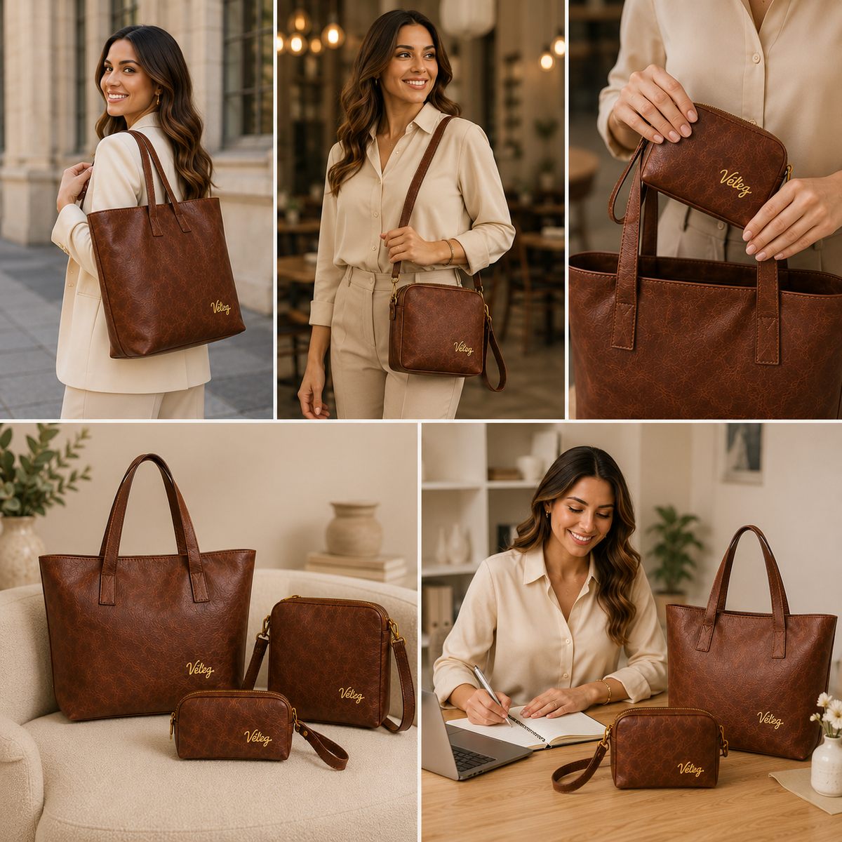 👜Solo Hoy:✨Trío Bolso Premium Vélez 👜 ¡Paga 1 y Lleva 3! + Regalo Especial 🎁