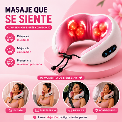✨ Cojín Masajeador Inteligente 4 en 1 🔥💃+ 🎁 REGALO: Removedor de Vello Facial instantáneo